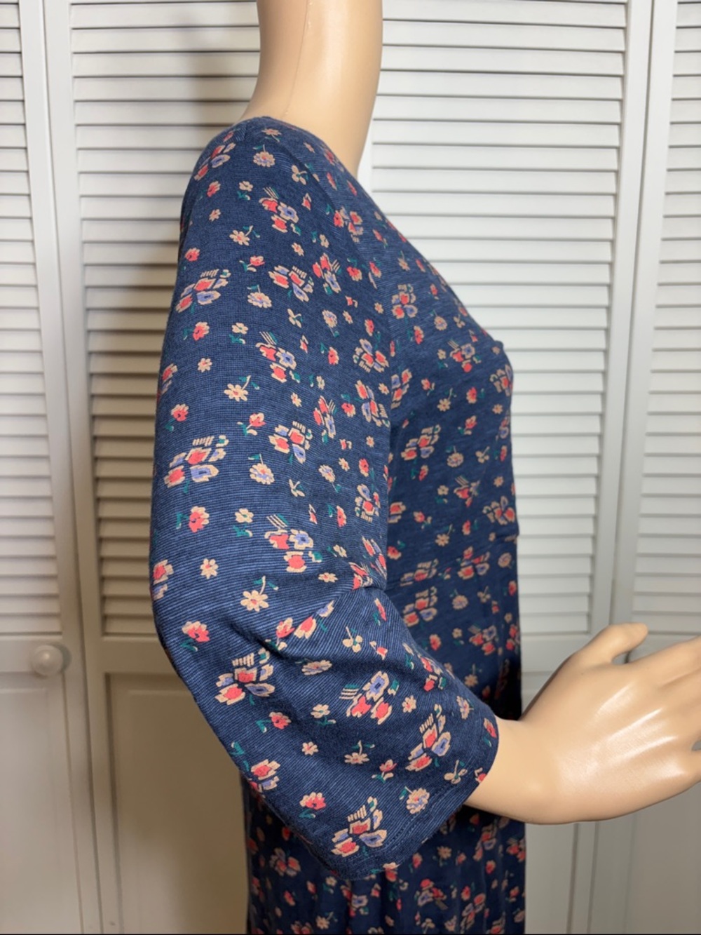 Toad & Co Rosalinda Dress in True Navy Floral Medium - Picture 7 of 15